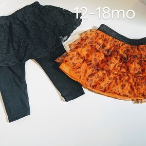 12-18 month halloween skirts